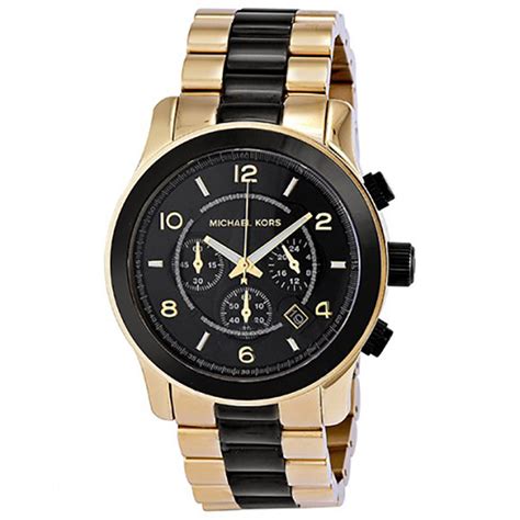 Michael Kors Men's Runway Chronograph Black 